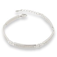 Bracciale Domar Gioielli Donna Bracciale argento 925 in Argento Zircone BZB106301